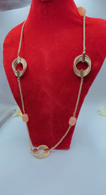 Load image into Gallery viewer, LONG BRAZILIAN STERLING GOLD NECKLACE