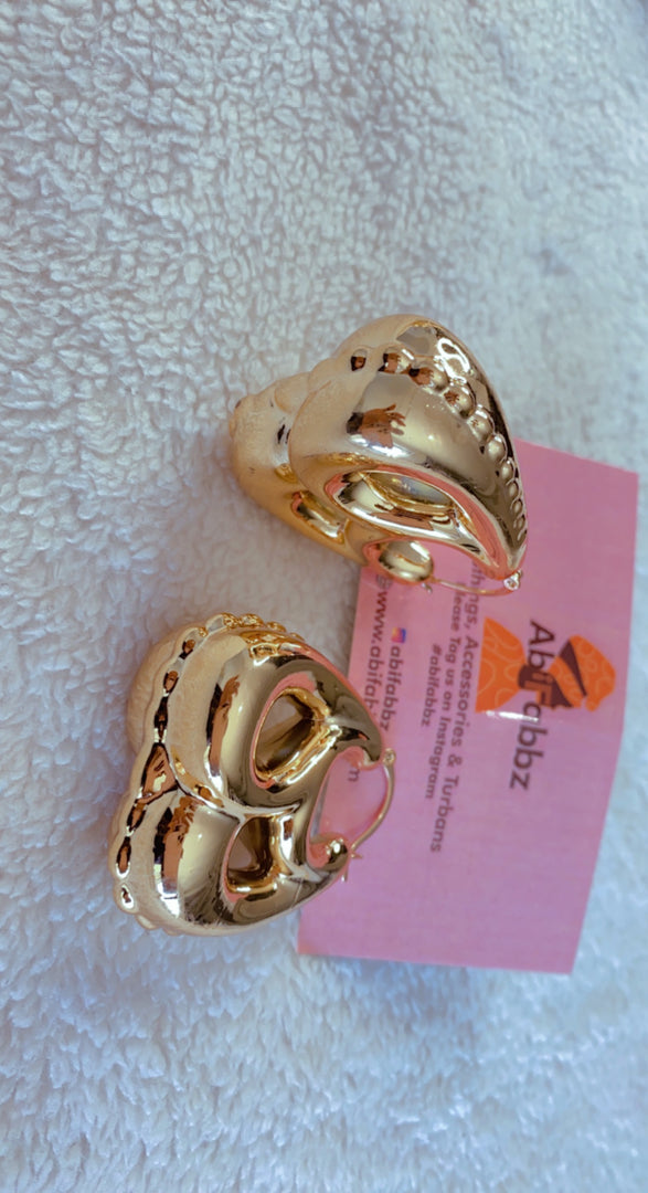 Fabbz 18k Brazilian Gold Earrings (STUD, SIMPLE & PARTY)