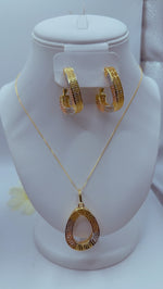 Load image into Gallery viewer, 18K Brazilian Gold Fabbz Simple Party Set