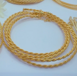 Load image into Gallery viewer, 18K Brazilian cord necklace