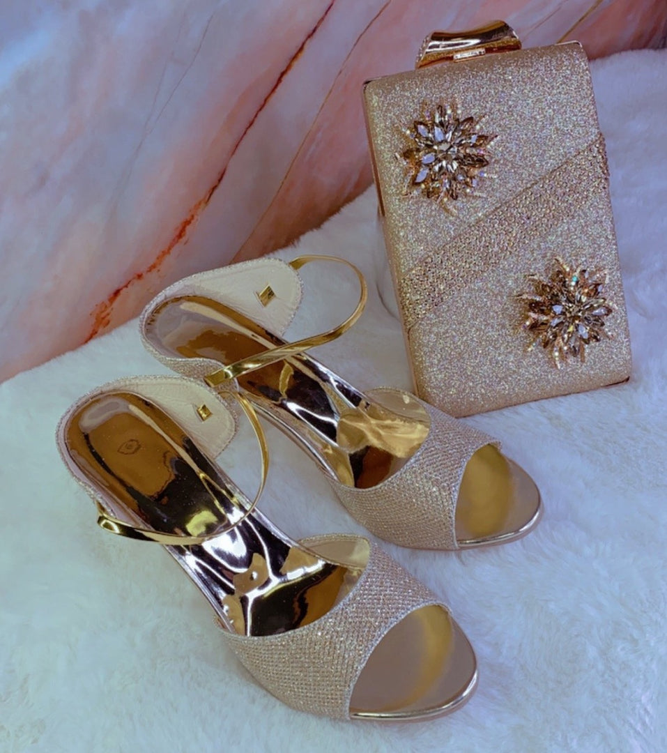 Fabbz 18k Gold Shoes and Bag