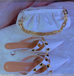 Load image into Gallery viewer, Fabbz Porsh White Shoes and Bag