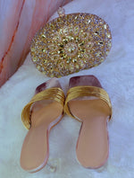 Load image into Gallery viewer, Fabbz Gold Loving Shoes and Bag