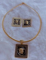 Load image into Gallery viewer, Fabbz18k Italian Plaited Versace Gold