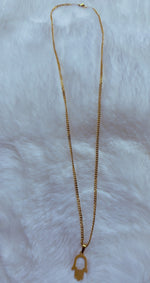Load image into Gallery viewer, 18k Fabbz Simple Chain and pendant