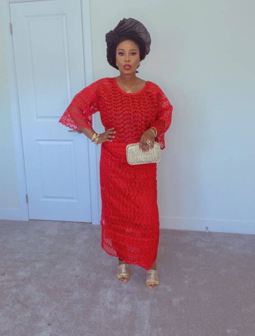 Fabbz Rose Red Dry Lace BouBou